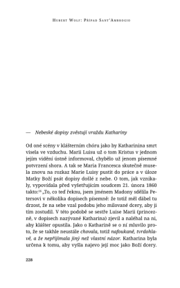 Nebesk&eacute; dopisy zvěstuj&iacute; vraždu Kathariny Od on&eacute; sc&eacute;ny v