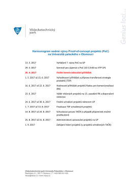 Harmonogram sedm&eacute; v&yacute;zvy Proof-of