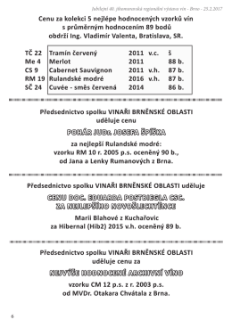Zvláštní ceny 40.výstavy-2017