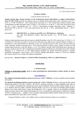 Č.j. 142 EX 00517/16-051 Dražebn&iacute; vyhl&aacute;&scaron;ka o - Brumov