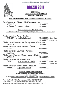 to - Římskokatolická farnost Uhlířské Janovice