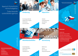 Bayerisch-Tschechische Hochschulagentur Česko