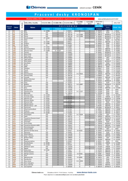 P racovn í desky KRONOSPAN