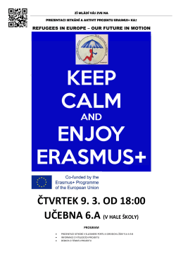 Prezentace setkání a aktivit projektu ERASMUS+ KA2 pro