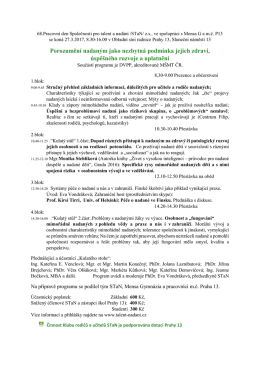 Porozumění nadaným jako nezbytná podmínka jejich zdraví