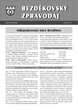 bezděkovský zpravodaj 2017