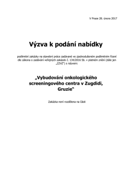 Výzva k podání nabídky
