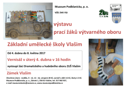 Výstava, duben - Muzeum Podblanicka