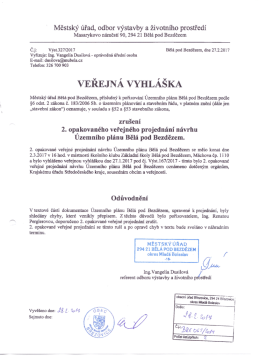 zru&scaron;en&iacute; 2 opakovan&eacute;ho veřejn&eacute;ho projedn&aacute;n&iacute;