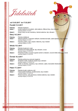 Od 13. do 17. března