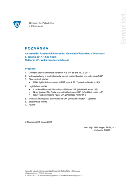 pozvánka - Univerzita Palackého v Olomouci