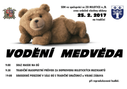 vodění medvěda - Milotice nad Bečvou