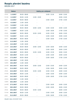 St&aacute;hnout rozpis měs&iacute;ce