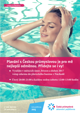 Plavání s Českou průmyslovou je pro mě nejlepší odměnou. Přidejte