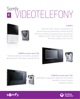 Leták videotelefony 2017