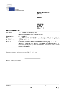 6898/17 rk DG C 1 Delegace naleznou v příloze dokument C(2017