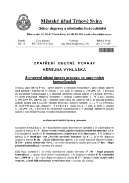 Veřejná vyhláška