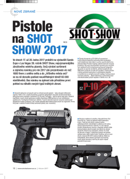 Pistole na Shot Show 2017