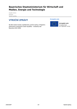 Výroční zprávy: INTERREG