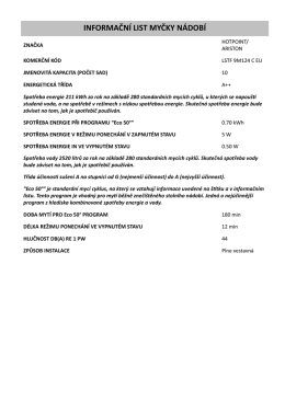 INFORMAČN&Iacute; LIST MYČKY N&Aacute;DOB&Iacute;