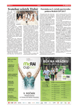 Svatebn&iacute; veletrh Třeb&iacute;č