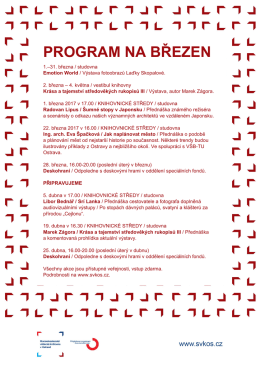 Březen měs&iacute;c čten&aacute;řů