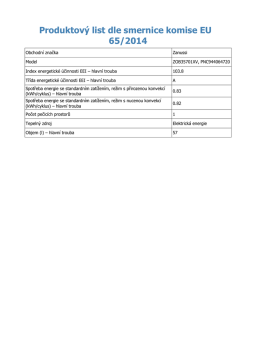 St&aacute;hnout energetick&yacute; informačn&iacute; list EU