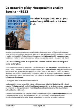 Co nezav&aacute;ly p&iacute;sky Mezopot&aacute;mie značky Epocha - 4B112