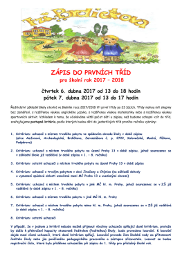 informace o z&aacute;pisu do prvn&iacute;ch tř&iacute;d najdete zde.