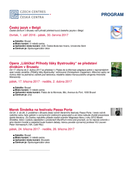 Program v PDF