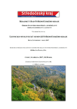 krajský úřad středočeského kraje lesnicko