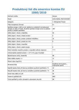 Stáhnout energetický informační list EU