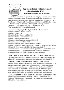 Zápis VH KNS 2017 - Středočeský nohejbal
