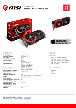 Radeon RX 470 GAMING X 8G