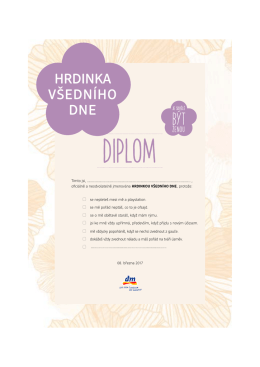 Diplom - miláček