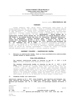 EXEKUTORSK&Yacute; &Uacute;ŘAD PRAHA 9