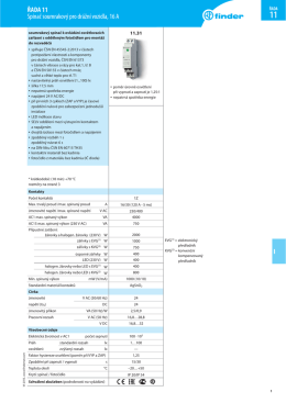 I ŘADA 11 Sp&iacute;nač soumrakov&yacute; pro dr&aacute;žn&iacute; vozidla, 16 A