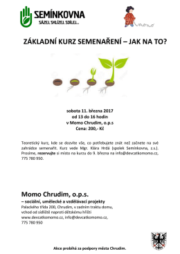 základní kurz semenaření