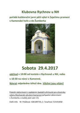 V&yacute;let k Zaječ&iacute;mu prameni a do Žumberka