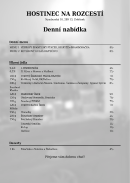 Zobrazit jako PDF - Hostinec na rozcest&iacute;