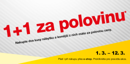Nakupte dva kusy nábytku a levnější z nich máte za