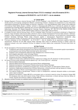 Internet Domowy Power LTE 2.0 z instalacją