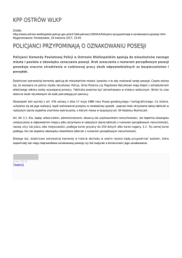 Generuj PDF - KPP Ostr&oacute;w Wlkp