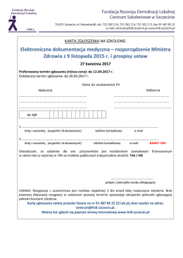Elektroniczna dokumentacja medyczna &ndash; rozporządzenie Ministra