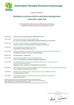 Dolnośląski Ośrodek Doradztwa Rolniczego we Wrocławiu