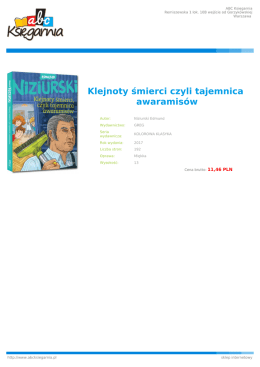 Klejnoty śmierci czyli tajemnica awaramis&oacute;w