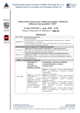 Efektywność energetyczna- studium przypadk&oacute;w