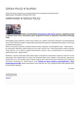 Generuj PDF - Szkoła Policji w Słupsku