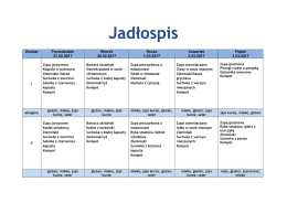 Jadłospis w dniach 27.02