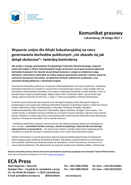 ECA Press - Europa.eu